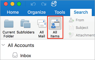 Search function Outlook for Mac does not search in locally stored e ...