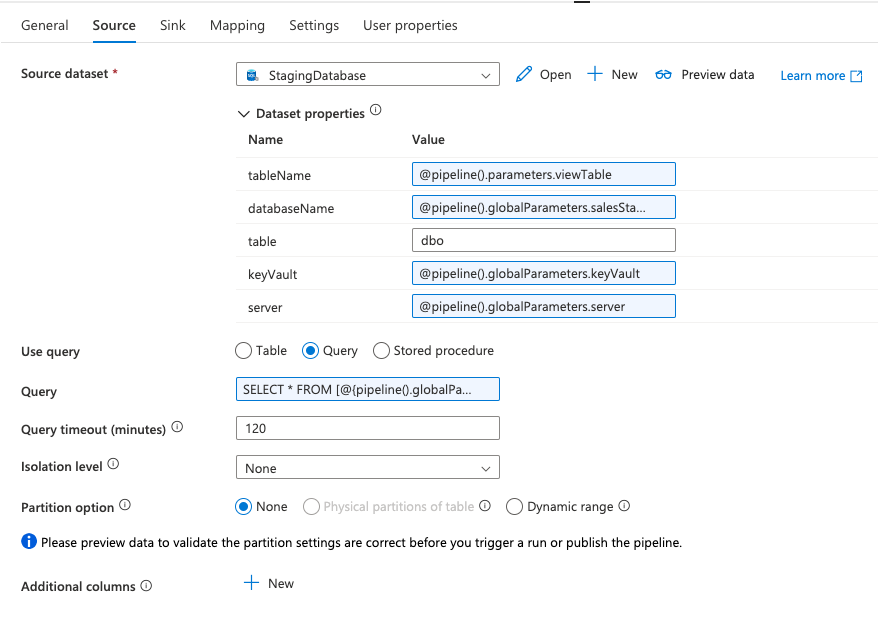 Dynamic mapping to Salesforce sink - Microsoft Q&A