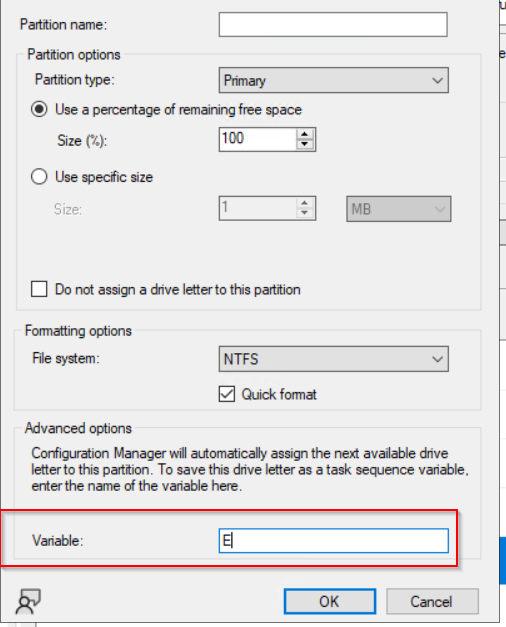 SCCM TS Issue with Letter drive Microsoft Q&A