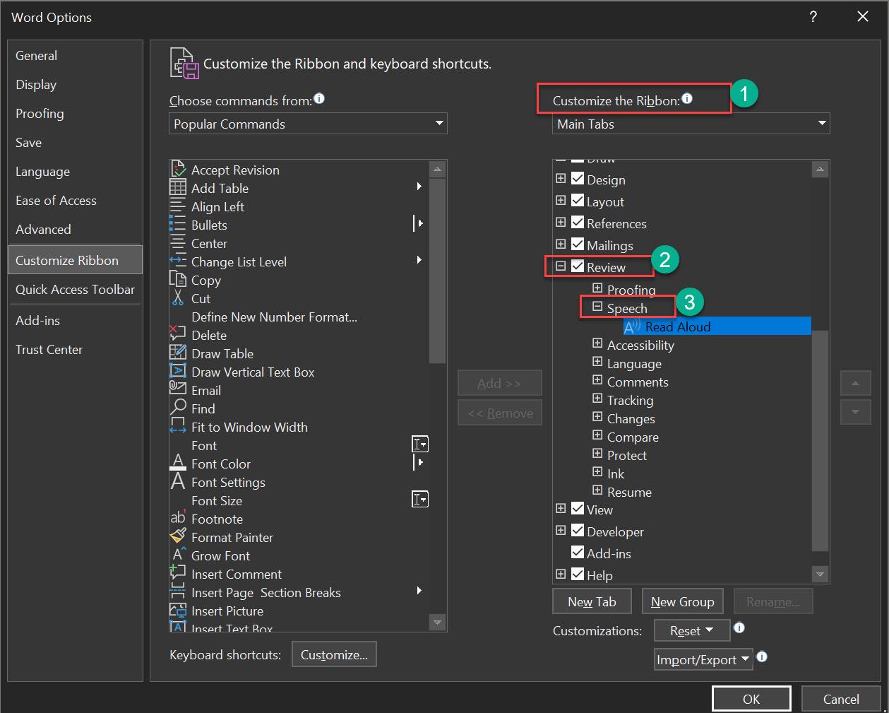 read aloud function - Microsoft Q&A
