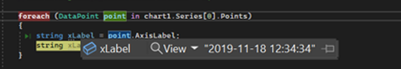Hi, how can i take axisx labeltext on zooming in chart with c# in vs ...