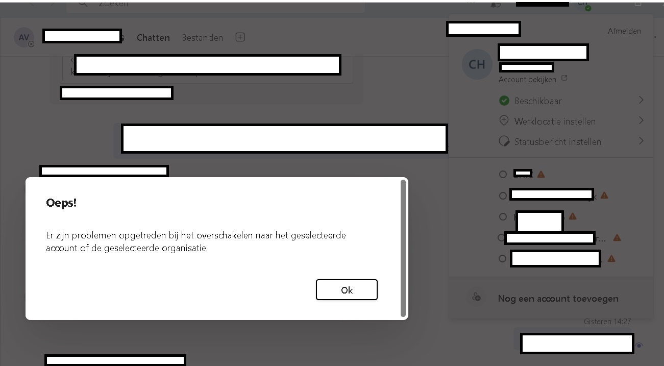 Cant switch to guest organisation in Teams new - Microsoft Q&A