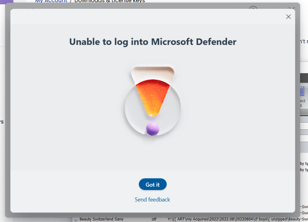 Why am I not allowed to sign into defender, but I am on this forum? I ...