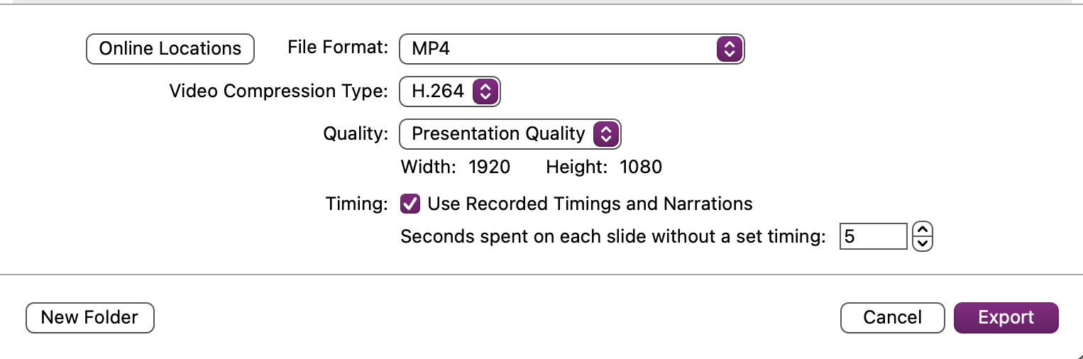 "Export as Video" button missing under Record functionality toolbar ...