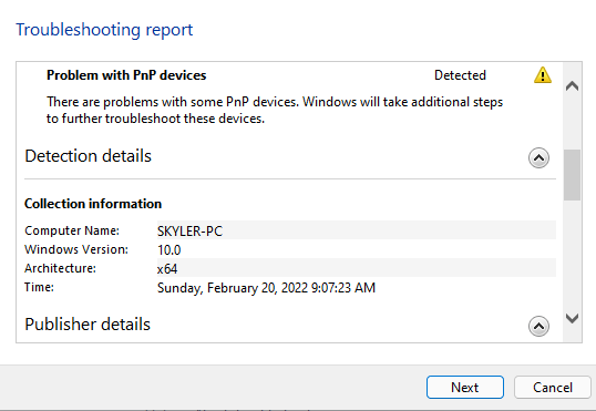 pnp devices - Microsoft Q&A