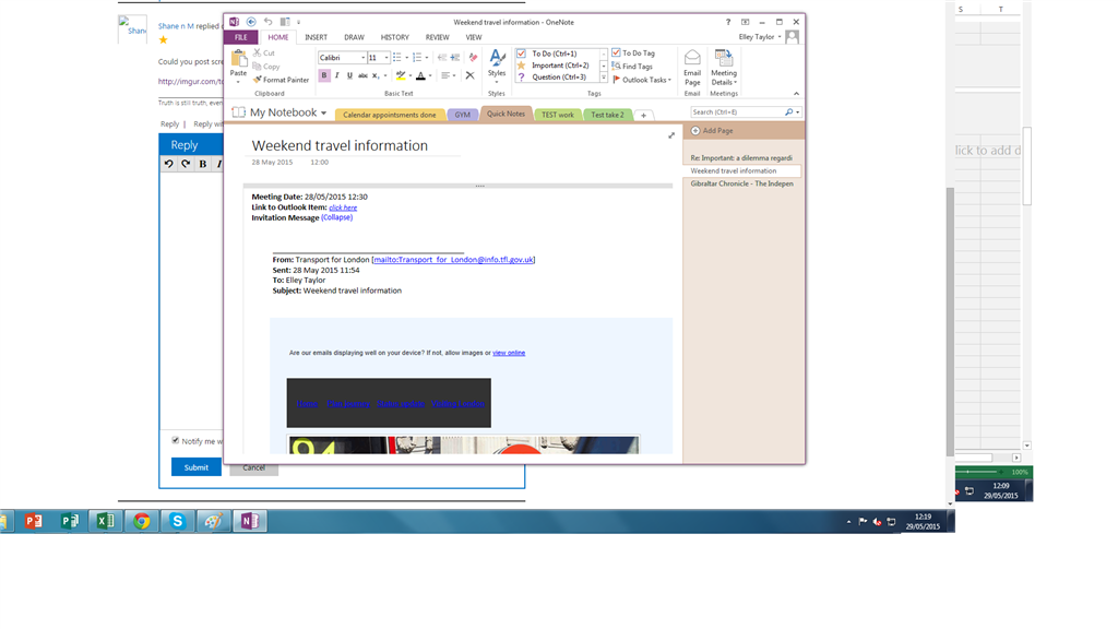 OneNote 2013 - disable collapse/expand on appointment details ...