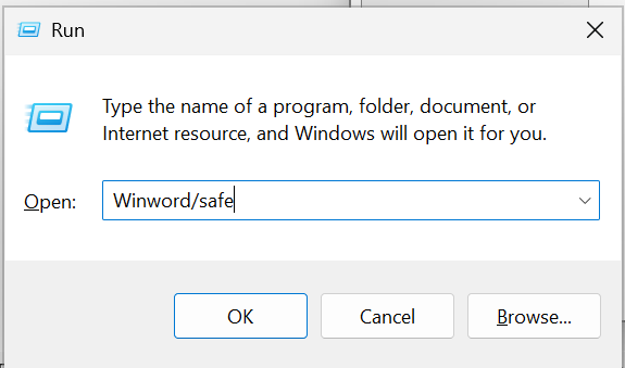 how to open word as it is facing issues - Microsoft Q&A
