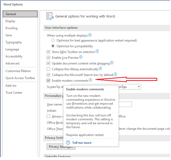 Modern comments in Word-can we ask Microsoft to ensure that we can ...