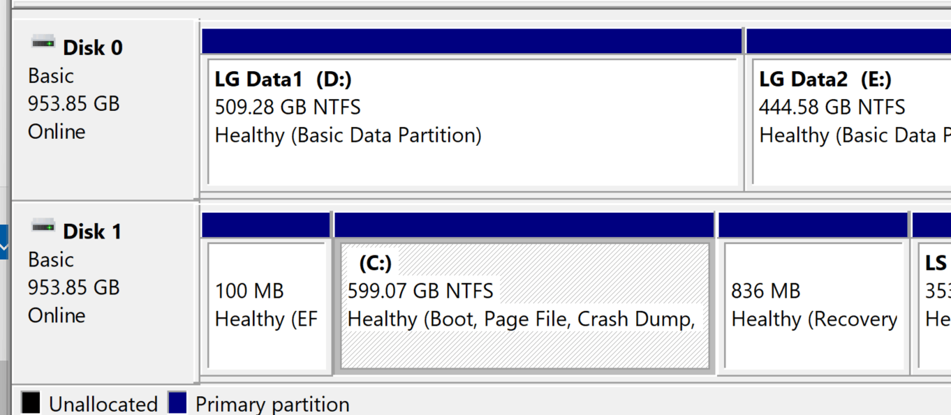 Partition Missing on Hard Disk - Microsoft Q&A