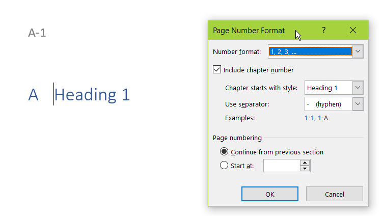 Alpha Numeric Page Numbering - Microsoft Q&A