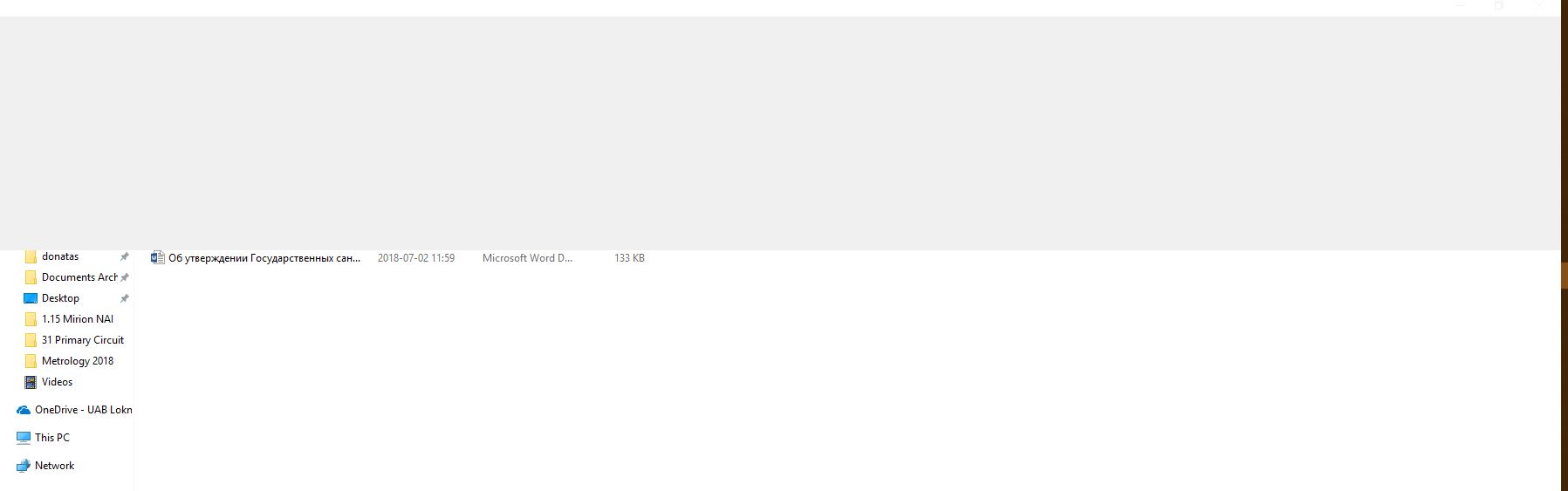 Windows Explorer issue / grey bar / inactive area in folder - Microsoft Q&A