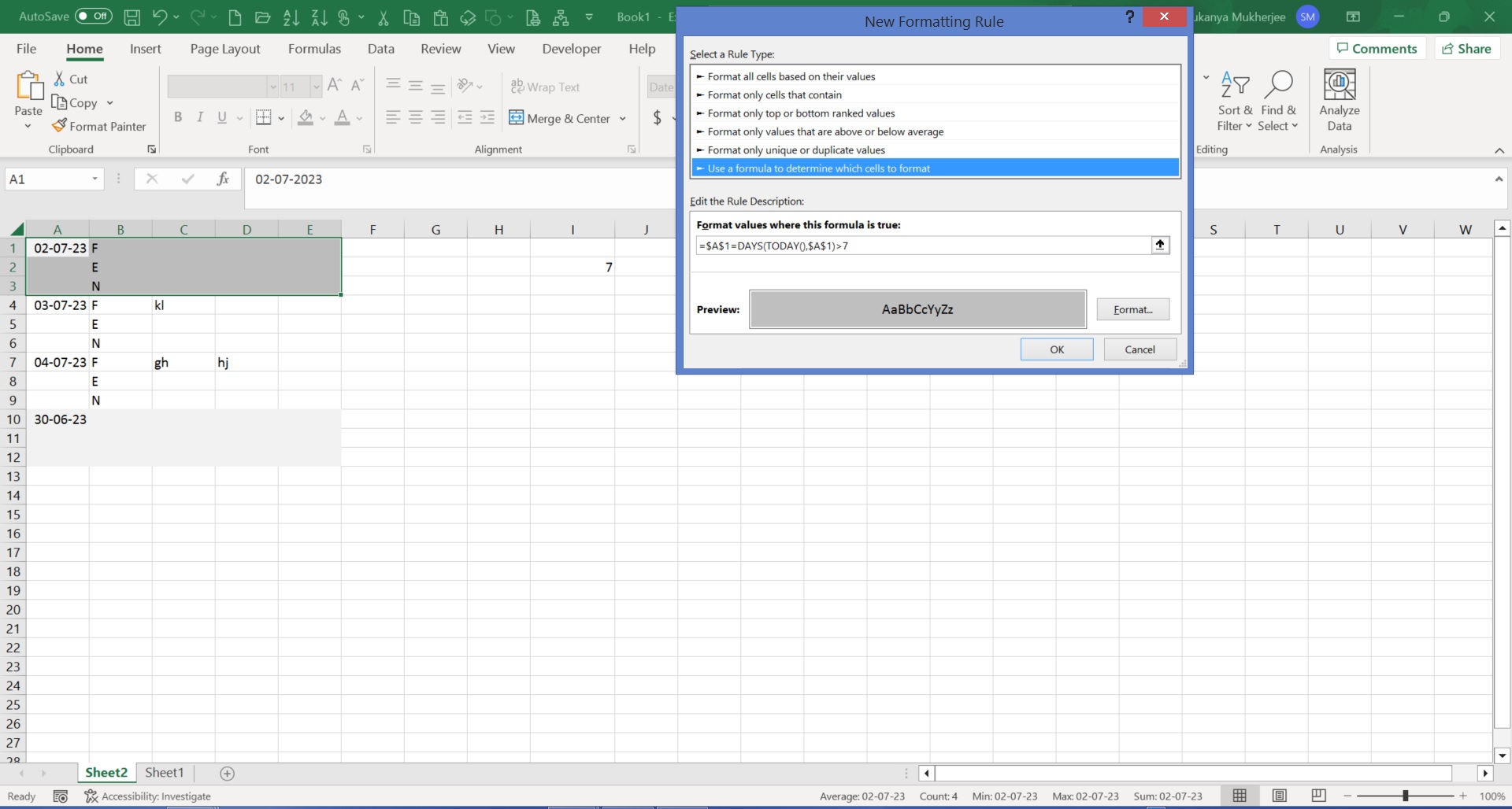 Conditional Formating_Data Validation_4