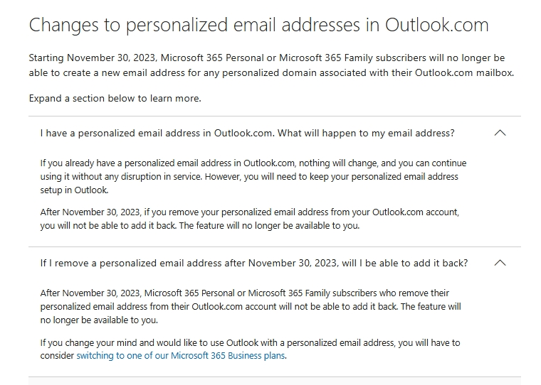 Is there a way to use a custom domain name with outlook.com accounts ...