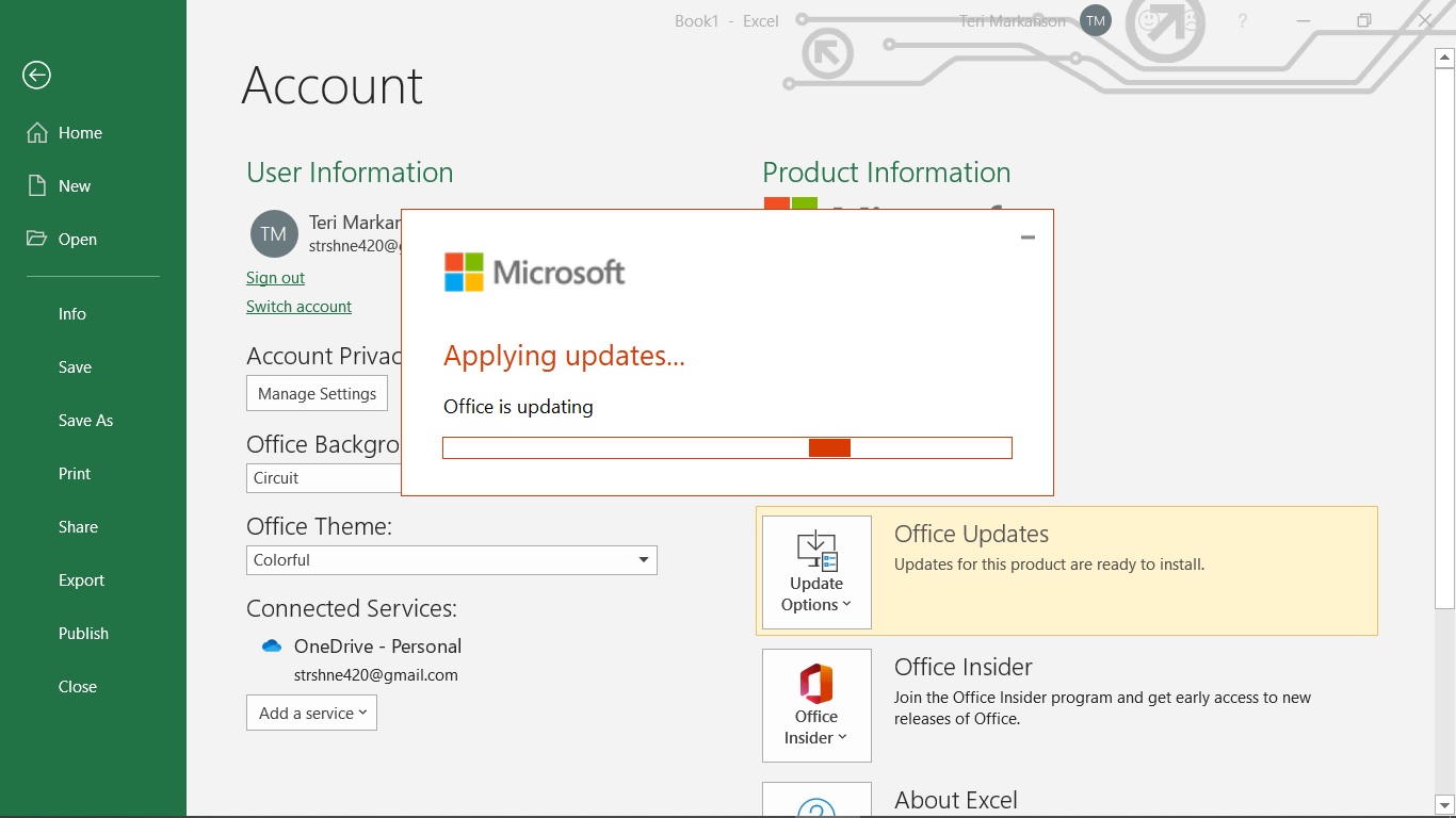 How can I update my Word, Excel, and other Office 365 products ...