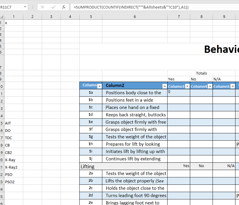 How do I add x from other worksheets/tabs? - Microsoft Q&A