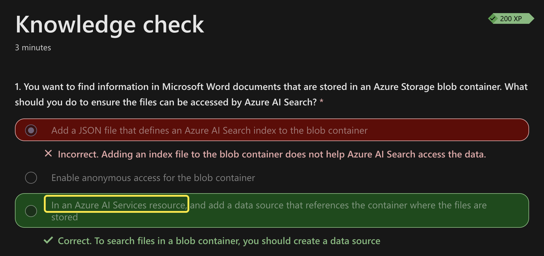 Inaccurate answer is shown in the answer list - Microsoft Q&A