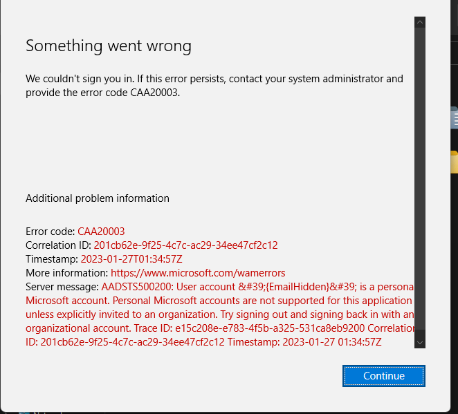 I cannot sign out of my previous work account. How to sign out of that ...