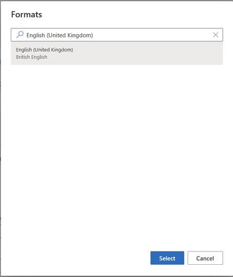 I cannot change regional format in my account settings - Microsoft Q&A