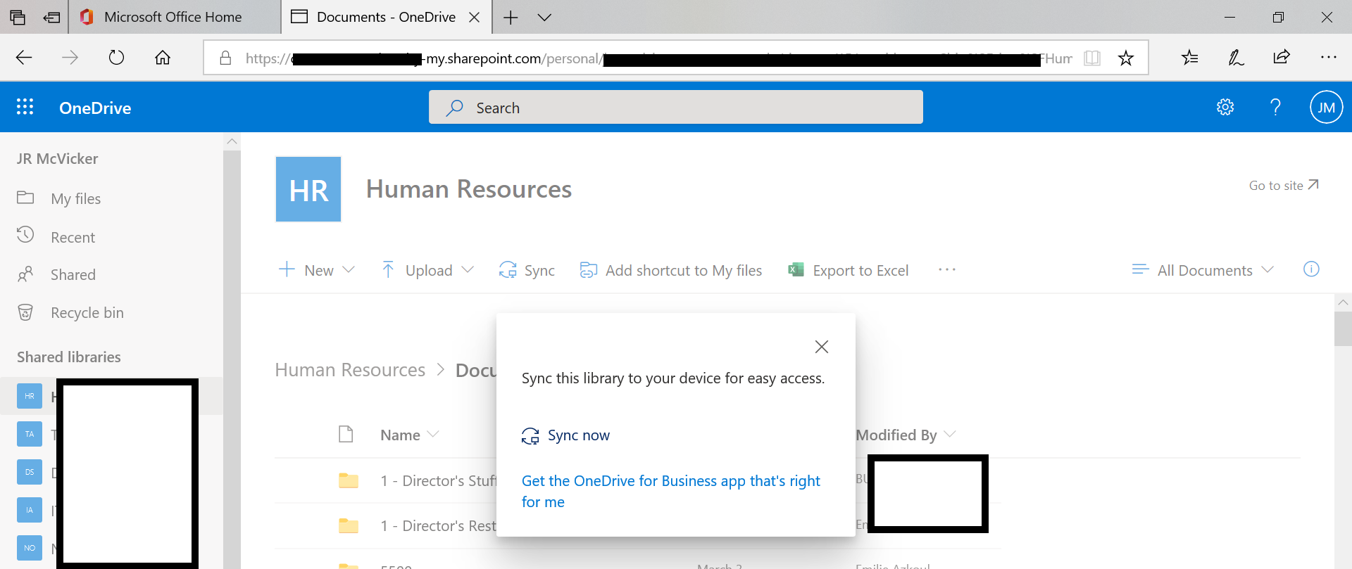 Shared library not syncing from OneDrive - Microsoft Q&A