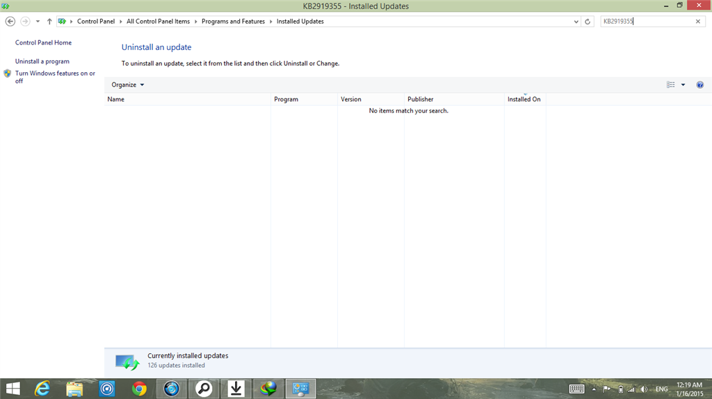Can't Install KB2919355 - Microsoft Q&A