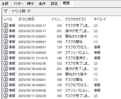 タスクスケジューラ】2週間ごとの日曜日にタスクを実行したい
