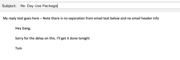 Email Reply Header Blocks Missing - Microsoft Q&A