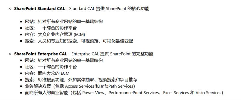 SharePoint Server 2019 可使用容量是否有限制,SharePoint 存储总容量取决于useer CAL 的授权数量 ...