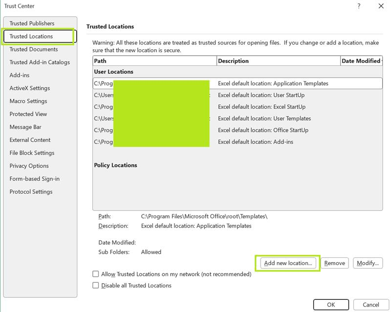 Excel spreadsheet macros fail after copying files to a new PC ...