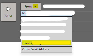 Outlook Shared business mailbox appears on left of outlook but doesn't ...