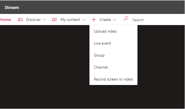 Microsoft Stream Record feature only available to admins? - Microsoft Q&A
