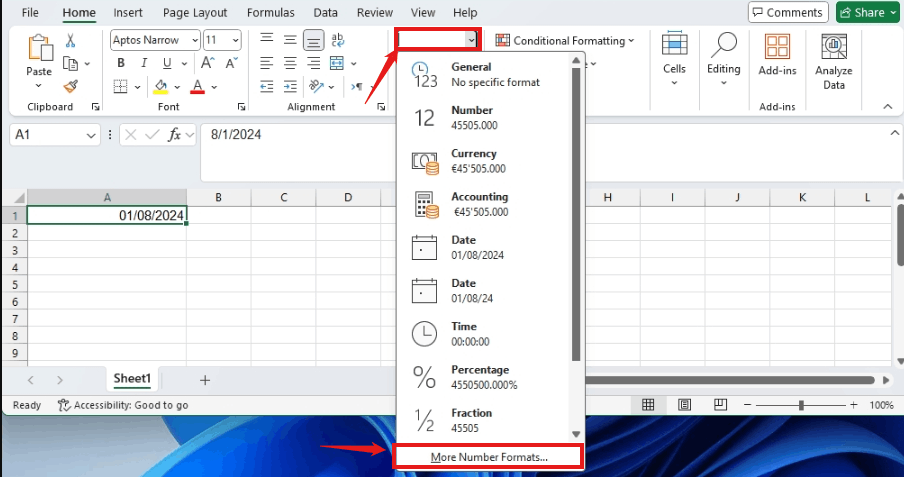 Excel file and I want to change the format - Microsoft Q&A