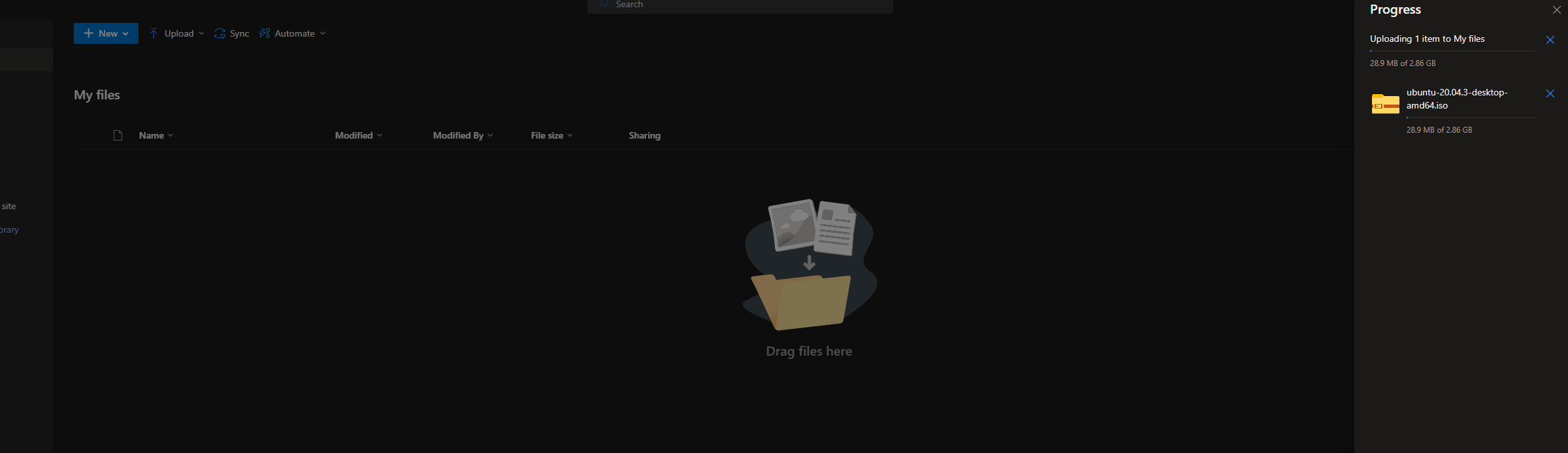 Can't check if file is still uploading through graph api - Microsoft Q&A