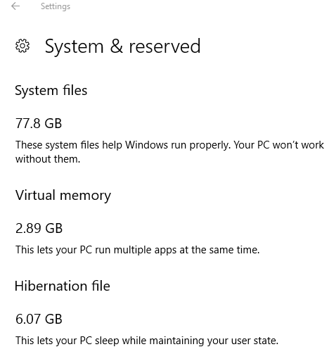 Windows used ALL AVAILABLE SPACE during a failed update. 60Gigs ...