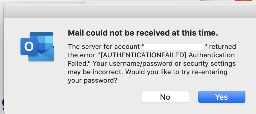 Outlook for Mac won't sync with iCloud mail - Microsoft Q&A