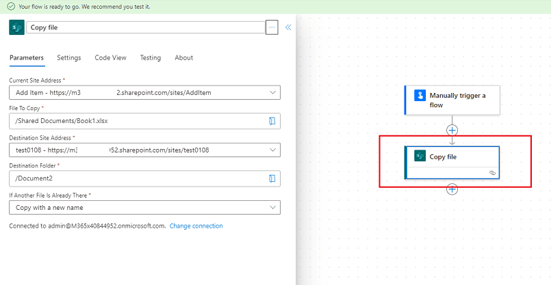 The Power Automate Template to create a copy of SharePoint File in ...