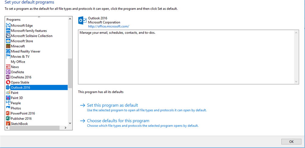 How do I make Outlook my default mail server - Microsoft Q&A