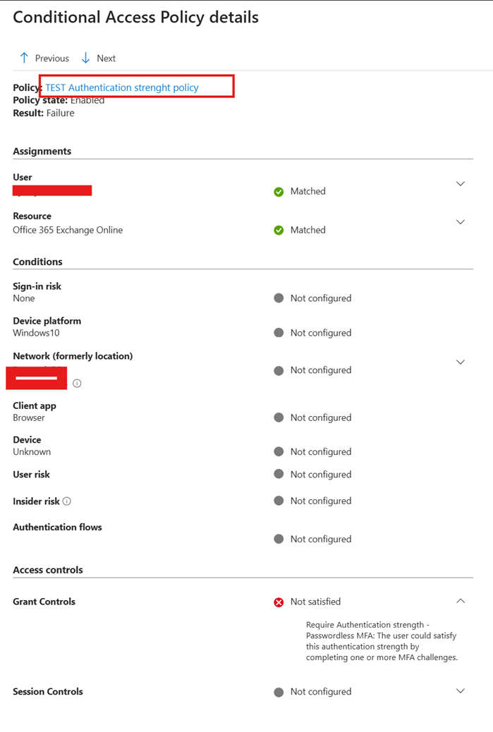 Passwordless MFA - Authentication strengths and conditional access ...