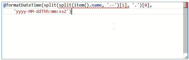 Date string input to copy data activity appears to change compared to ...