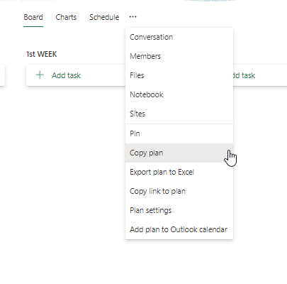 Copy entire plan within teams app 'Tasks by Planner and To Do ...