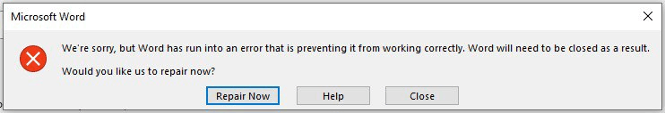 Office 365 Always error in 97% - Microsoft Q&A