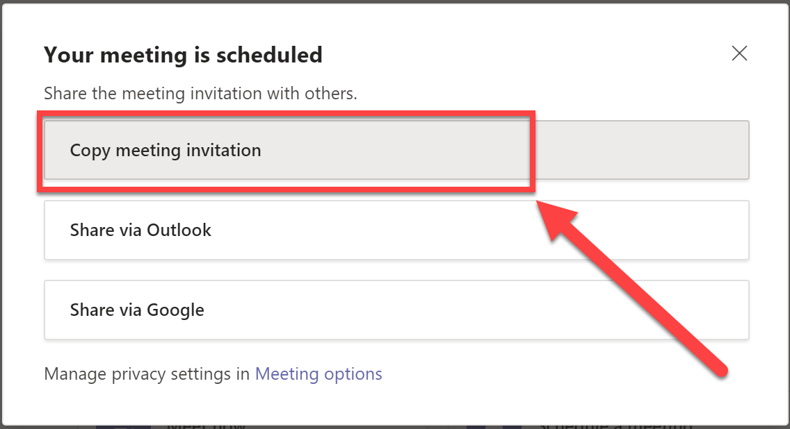 Teams invitation showing as long URL - Microsoft Q&A