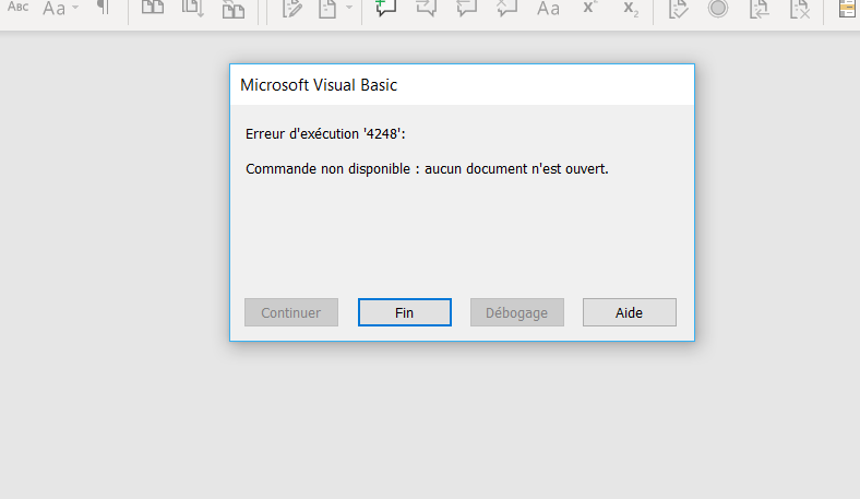 Error 4248 each time I open Word 365. - Microsoft Q&A