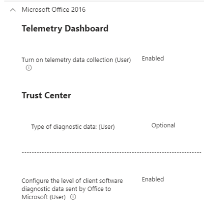 Create M365 apps health telemetry policies in Intune - Microsoft Q&A