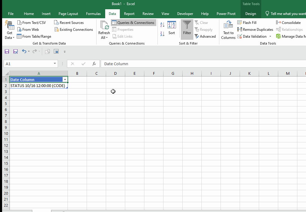 Create Date from MM/DD format and include current year? Power Query ...