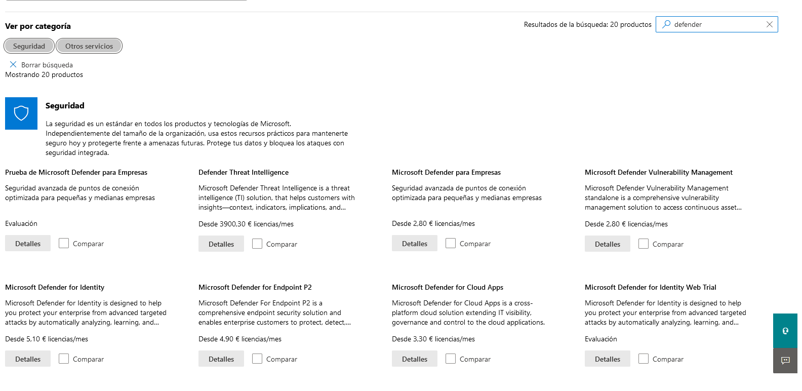 Compra de licencia Defender para Office 365 Plan 1 - Microsoft Q&A