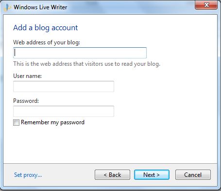 How do I add my Tumblr blog to Windows Live Writer? - Microsoft Q&A