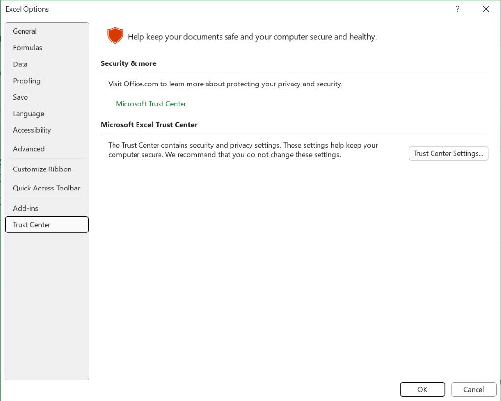 Microsoft has blocked macros from running because the source of this ...