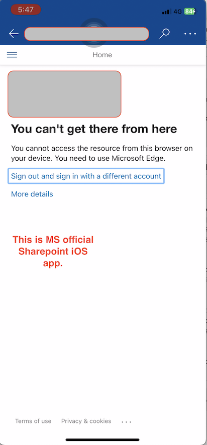 Sharepoint app