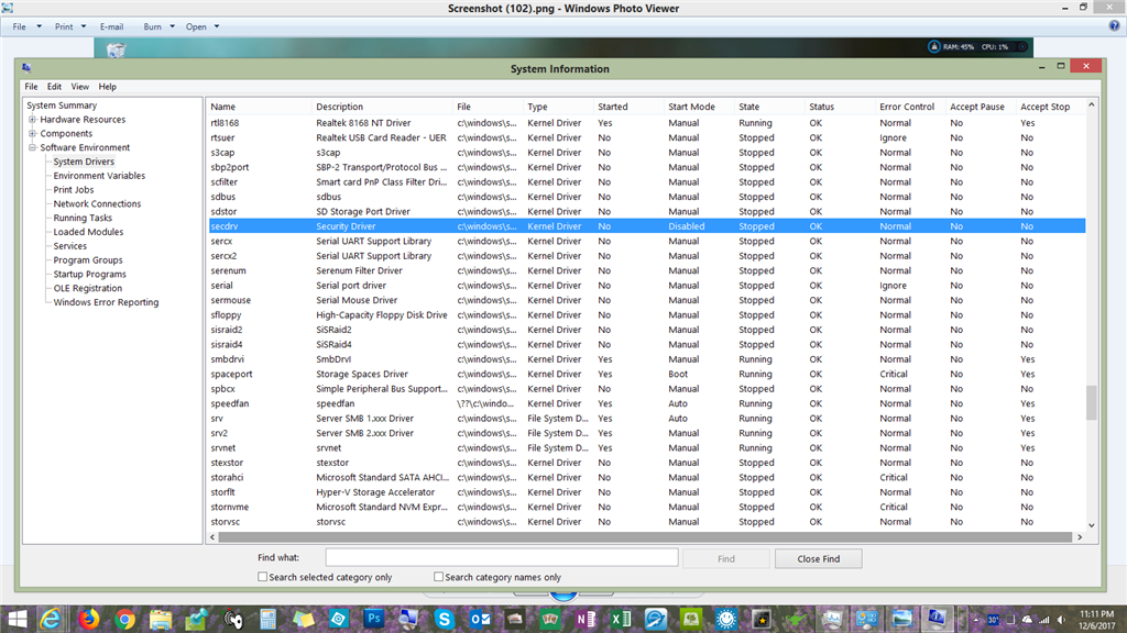How to fix Enhanced storage filter driver in Windows 8.1 - Microsoft Q&A