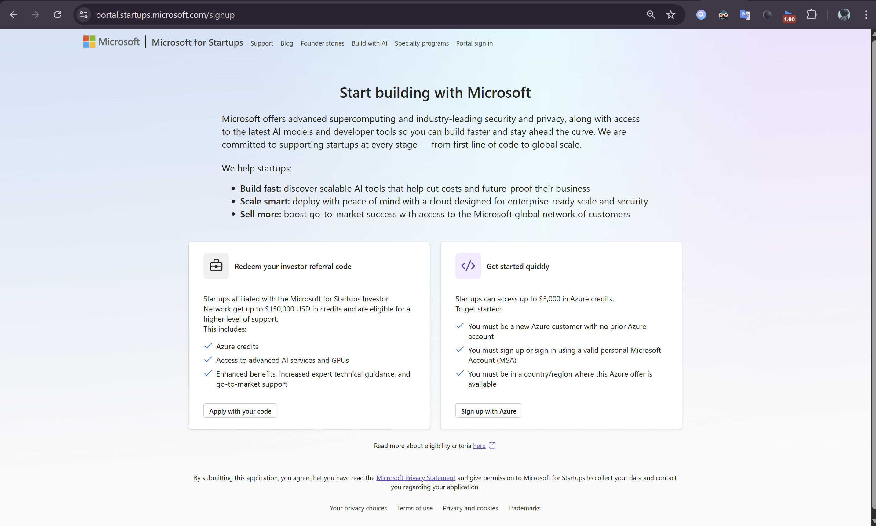 Cannot access Founders Hub portal to fix business verification — need ...